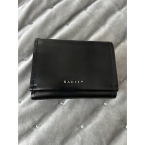 radley london trifold leather wallet